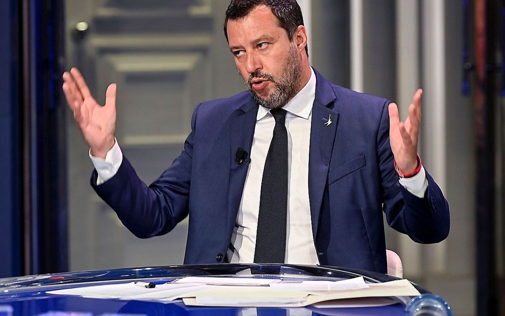 Matteo Salvini. beeld EPA, RICCARDO ANTIMIANI