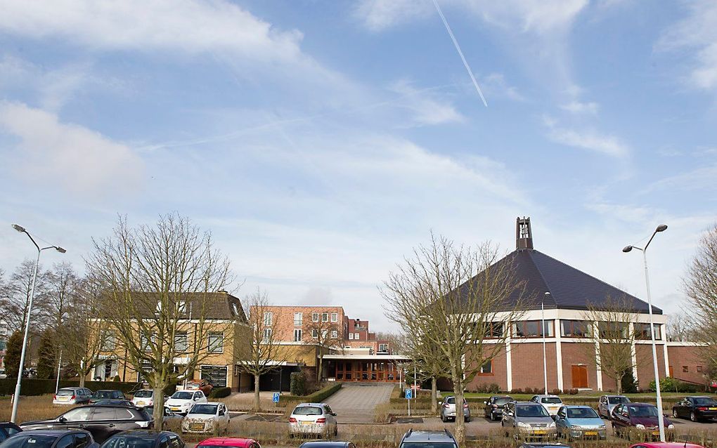 Het kerkgebouw van de oud gereformeerde gemeente in Nederland in Krimpen aan den IJssel. beeld RD, Anton Dommerholt