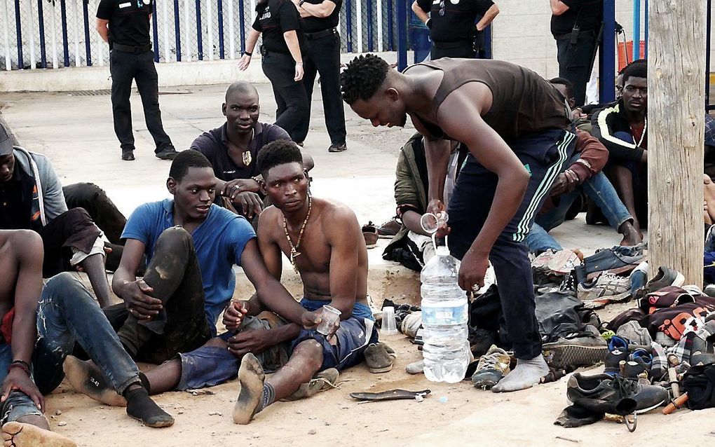 Melilla. beeld EPA, Paqui Sanchez