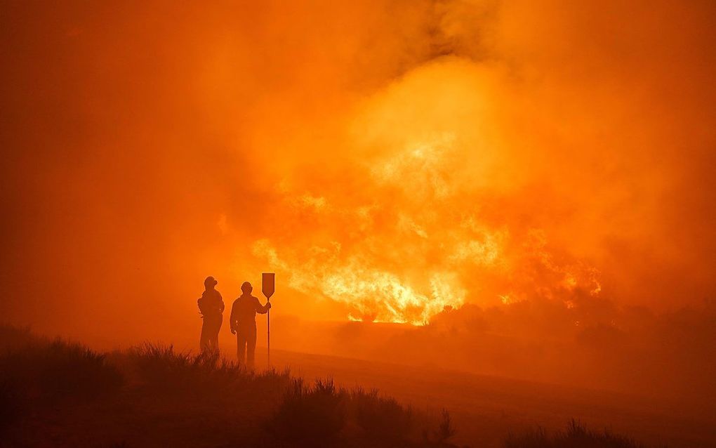 Bosbrand in Spanje. beeld AFP, Cesar Manso