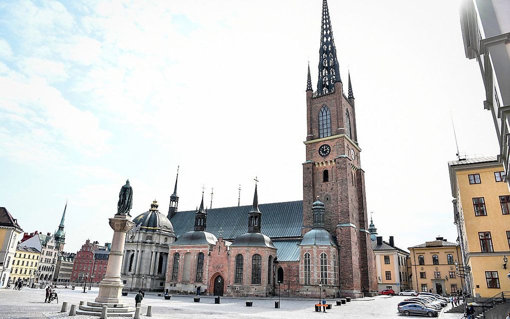 Riddarholmen Kerk in Stockholm. beeld AFP, Jessica Gow