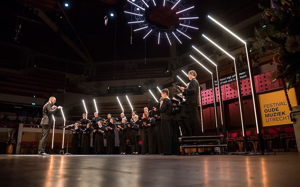 Optreden tijdens het Festival Oude Muziek Utrecht in 2017. beeld Marieke Wijntjes