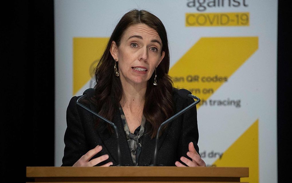 Jacinda Ardern. beeld AFP, Mark Mitchell