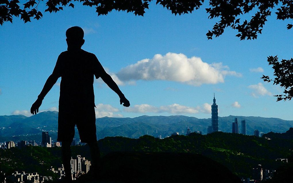 Blik op Taipei. beeld AFP, Sam Yeh