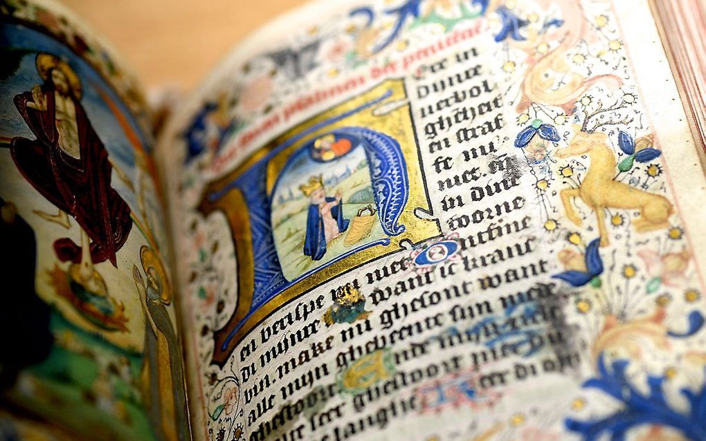 Detail van een getijdenboek uit het atelier van Simon Bening te Brugge, ca. 1510-1520. beeld Museum Catharijneconvent