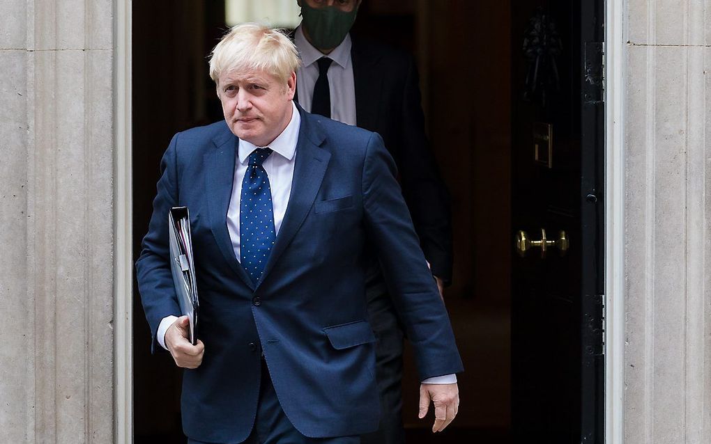 Boris Johnson. beeld EPA, Vickie Flores