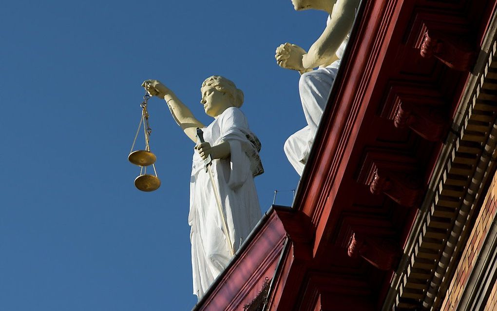 Een beeld van Vrouwe Justitia. beeld ANP XTRA ROOS KOOLE