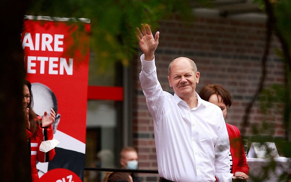 Olaf Scholz. beeld AFP, Odd Andersen