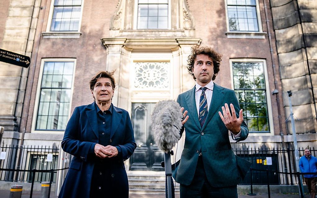 Ploumen (links) en Klaver. beeld ANP, Bart Maat