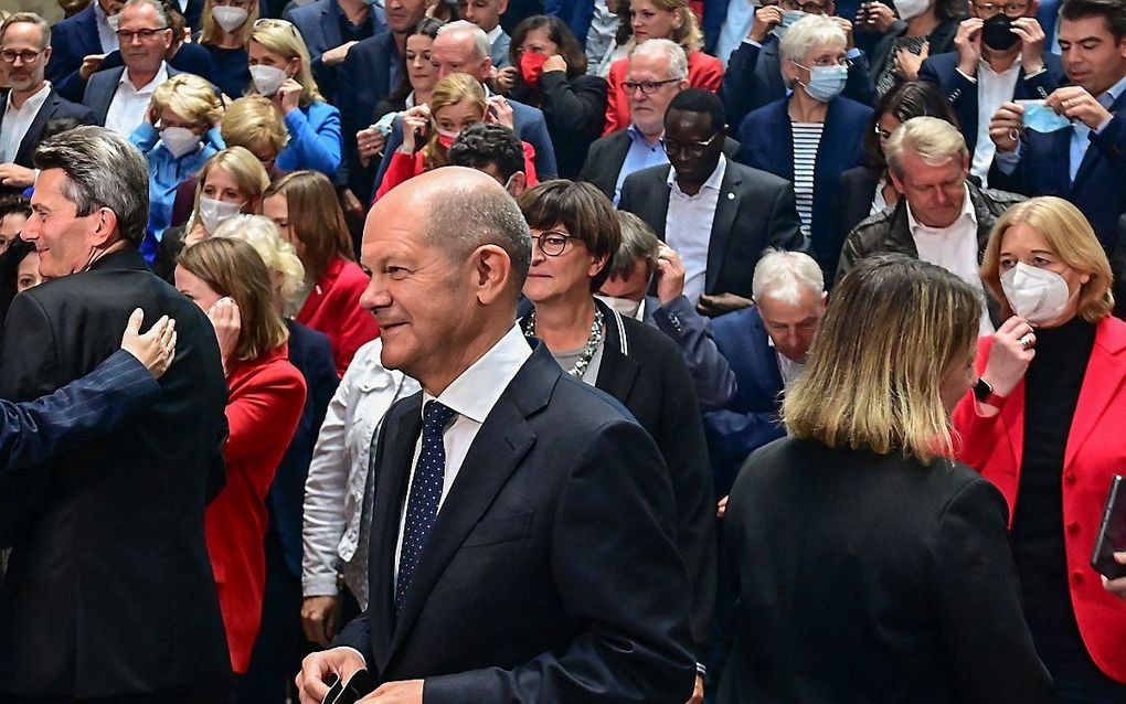 Olaf Scholz. beeld AFP, Tobias Schwarz