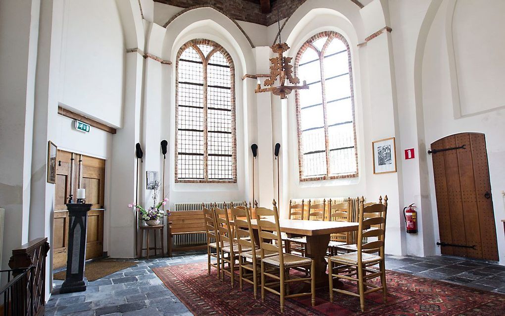 Consistorie van de christelijke gereformeerde kerk in Middelburg. beeld RD, Henk Visscher