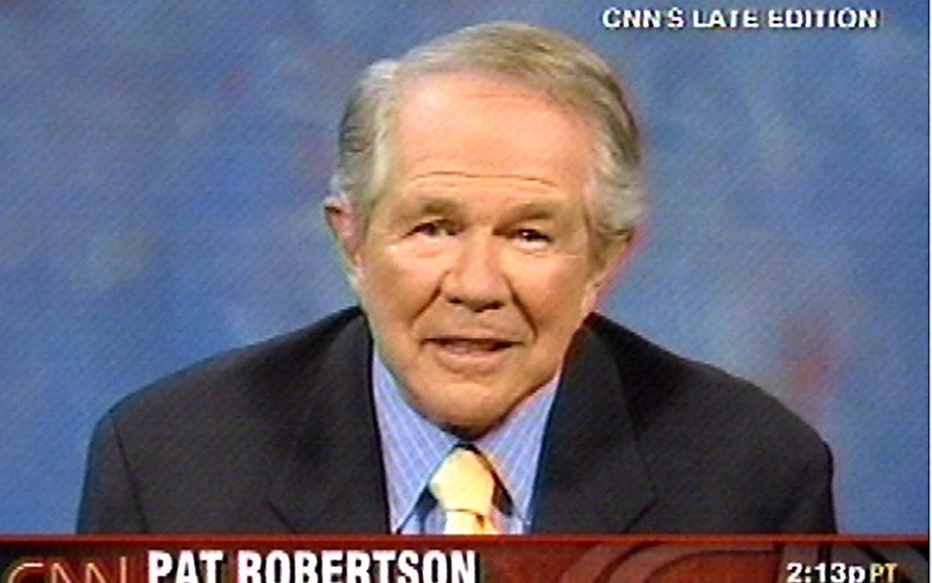 De christelijke tv-presentator Pat Robertson. beeld AFP