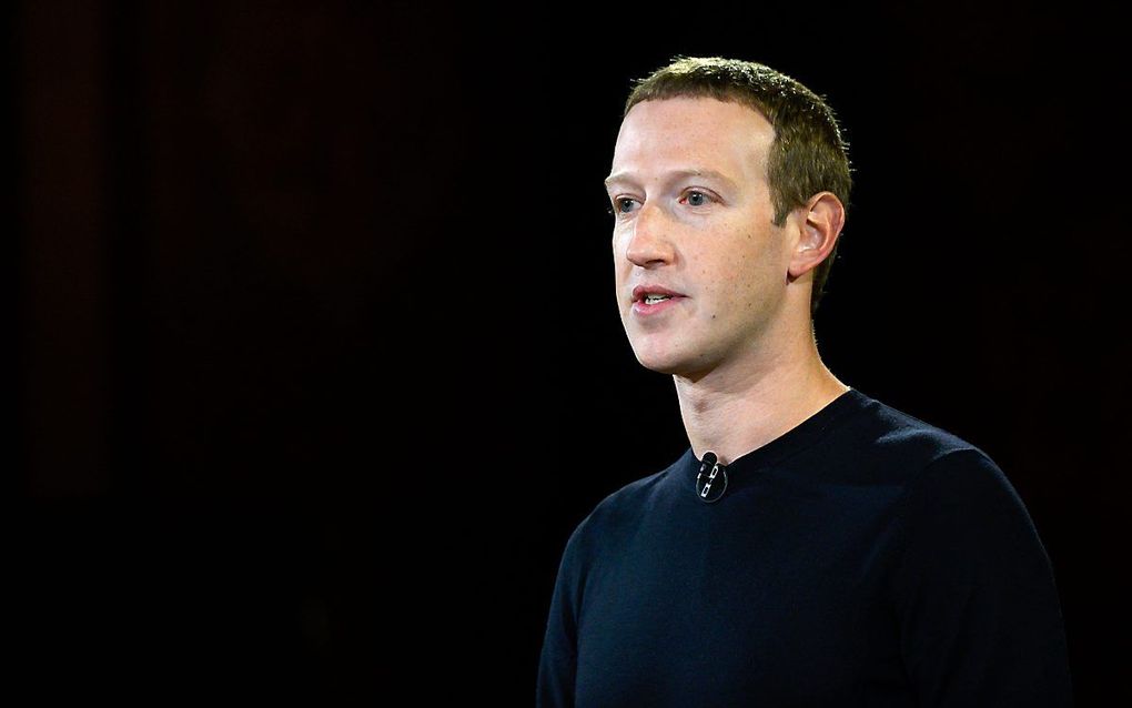 Zuckerberg. beeld AFP, Andrew Caballero-Reynolds