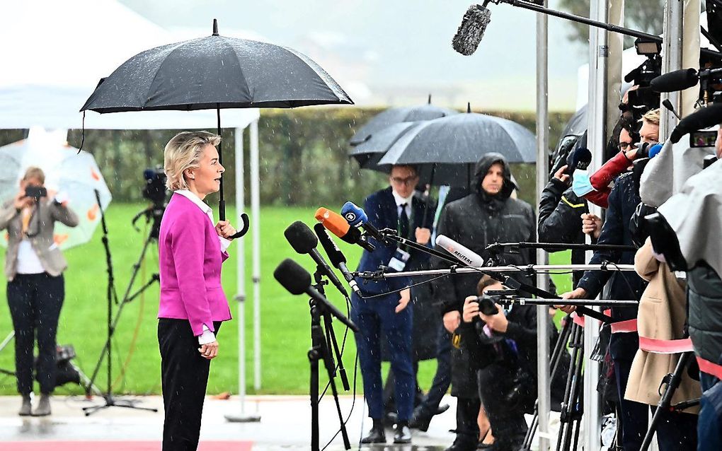 Voorzitter Von der Leyen van de Europese Commissie. beeld AFP, Joe Klamar