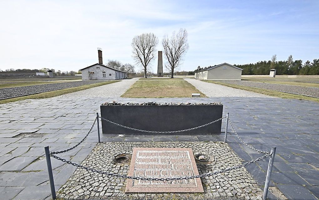 Het voormalige concentratiekamp Sachsenhausen. beeld AFP, Tobias Schwarz