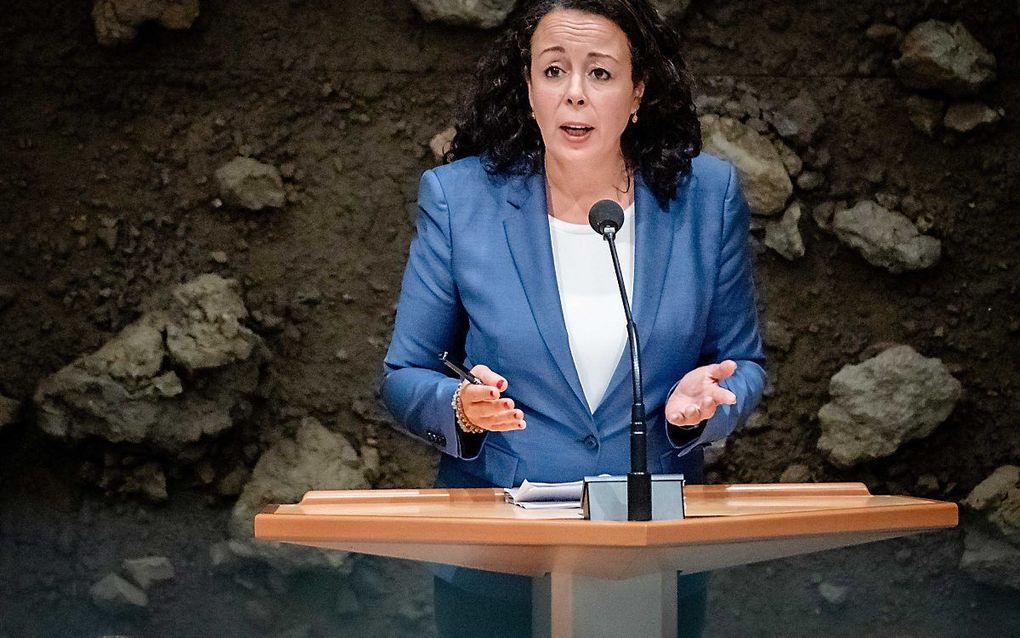 D66-Kamerlid Salima Belhaj. beeld ANP, Bart Maat