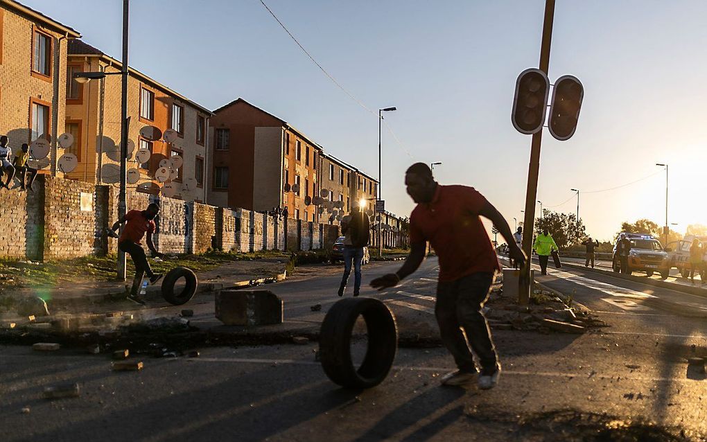 Straatbeeld Zuid-Afrika. beeld AFP, Guillem Sartorio