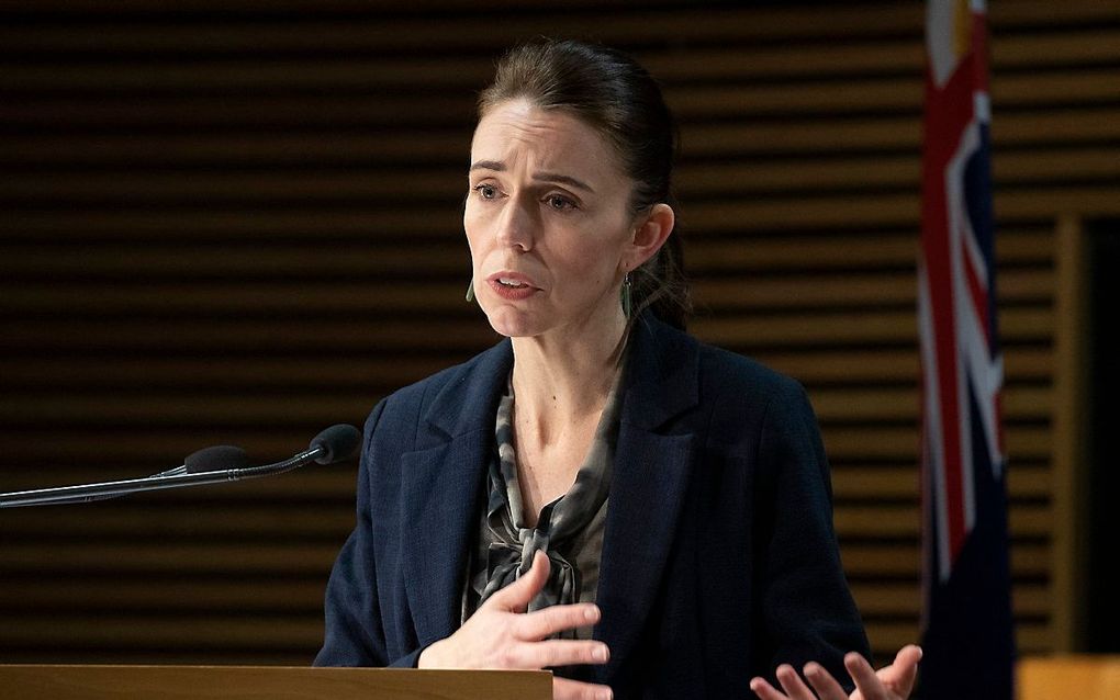 Ardern. beeld AFP, Mark Mitchell