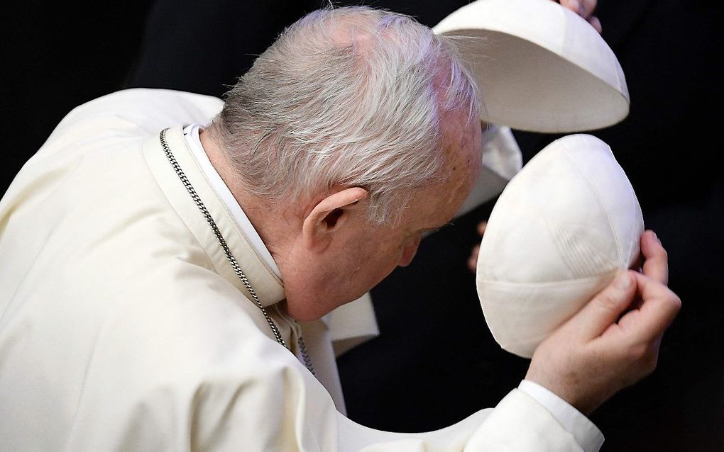 Paus Franciscus. beeld AFP, Filippo Monteforte