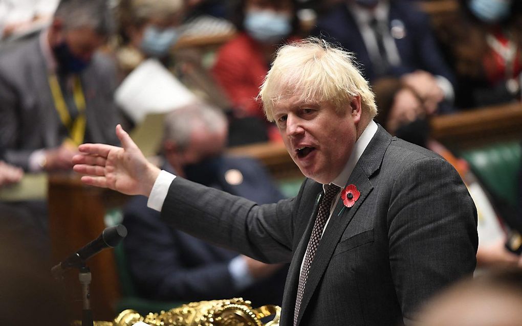 De Britse premier Boris Johnson. beeld AFP