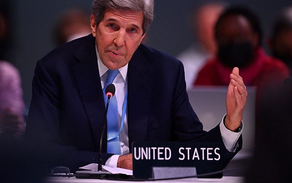 De Amerikaanse klimaatgezant John Kerry. beeld AFP, Ben Stansall