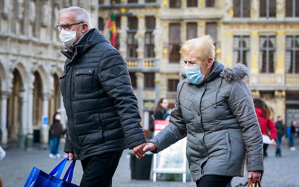 Brussel, Grote Markt.  beeld EPA, STEPHANIE LECOCQ