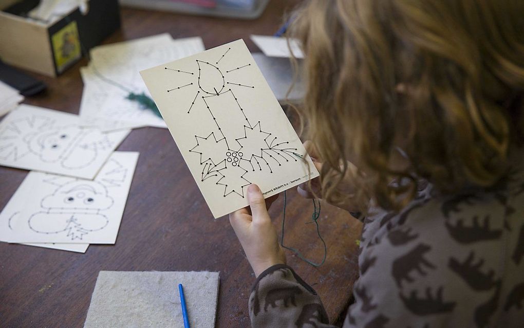 Een leerling van een basisschool in Den Haag. beeld ANP, Arie Kievit