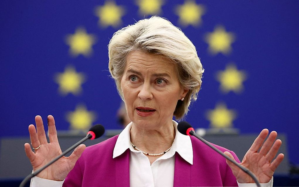 Von der Leyen. beeld AFP, Christian Hartmann