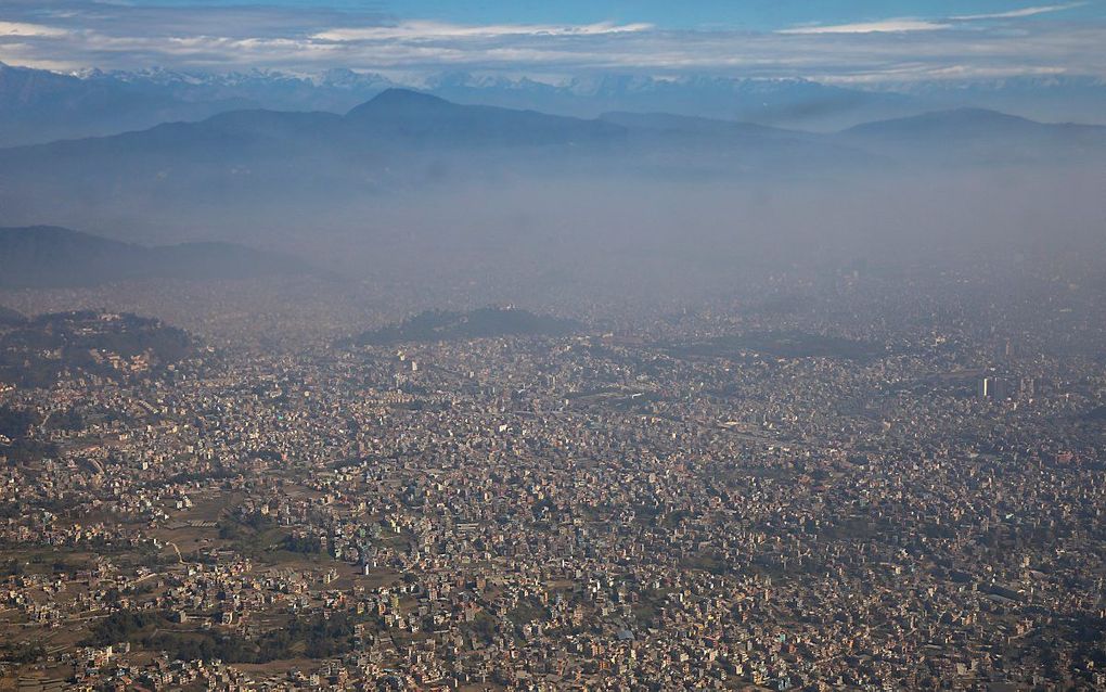 De Nepalese hoofdstad Kathmandu. beeld EPA, Narendra Shrestha