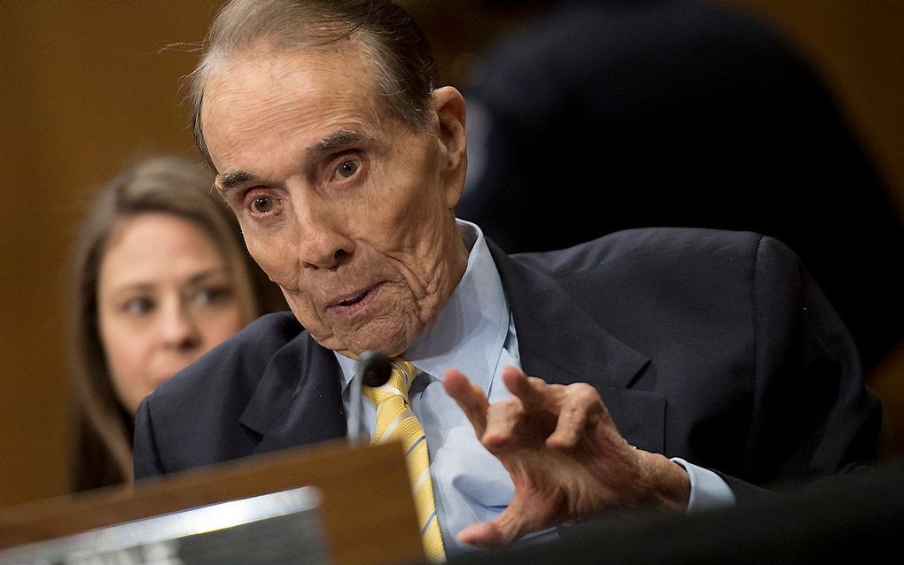 Bob Dole in 2018. beeld AFP, JIM WATSON