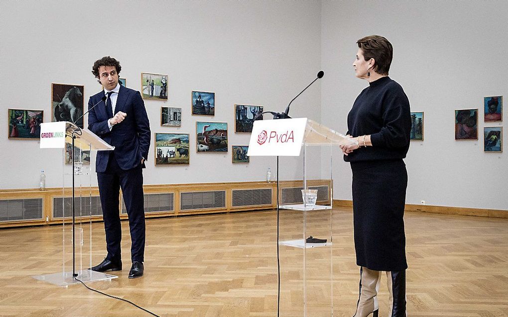 Klaver en Ploumen. beeld ANP, Sem van der Wal