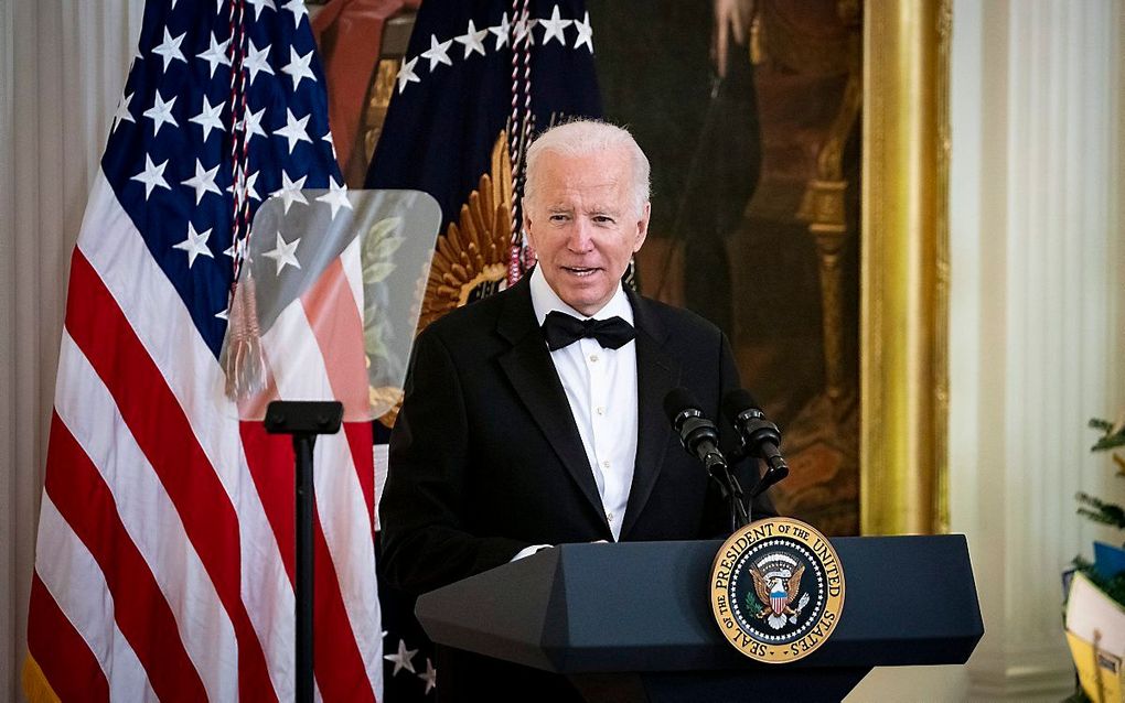 De Amerikaanse president Joe Biden. beeld AFP, Al Drago