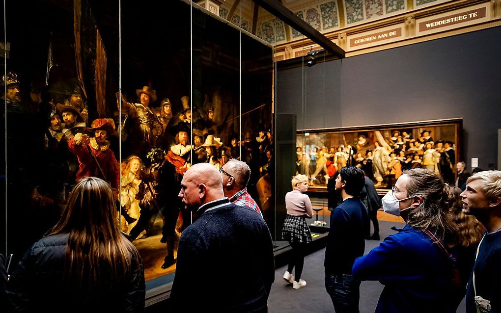 Bezoekers in het Rijksmuseum in Amsterdam. beeld ANP, Robin van Lonkhuijsen