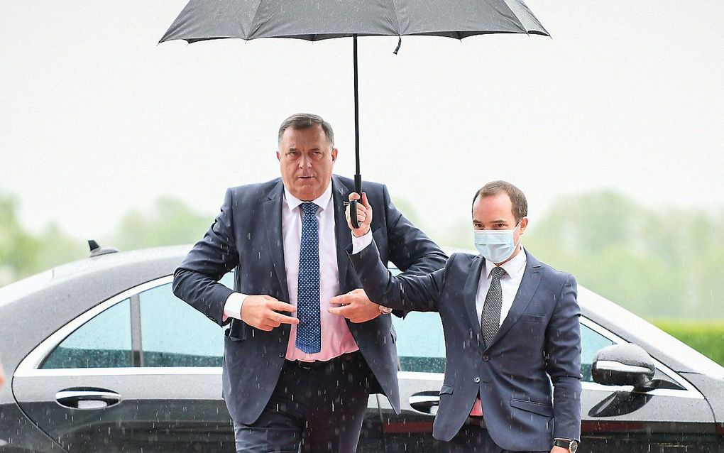 Milorad Dodik. beeld AFP, Jure Makovec