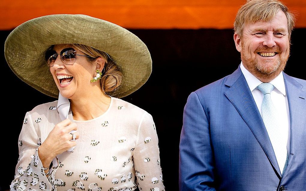 Koning Willem-Alexander en koningin Máxima. beeld ANP, Sem van der Wal