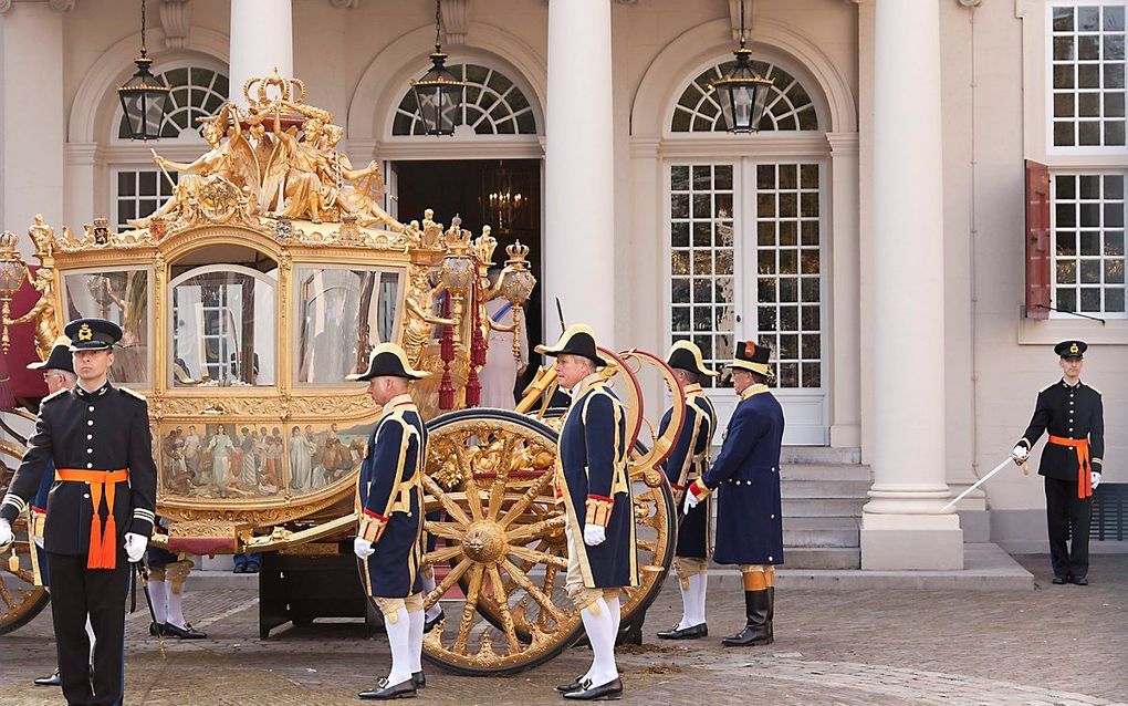 Paleis Noordeinde op Prinsjesdag. beeld André Dorst