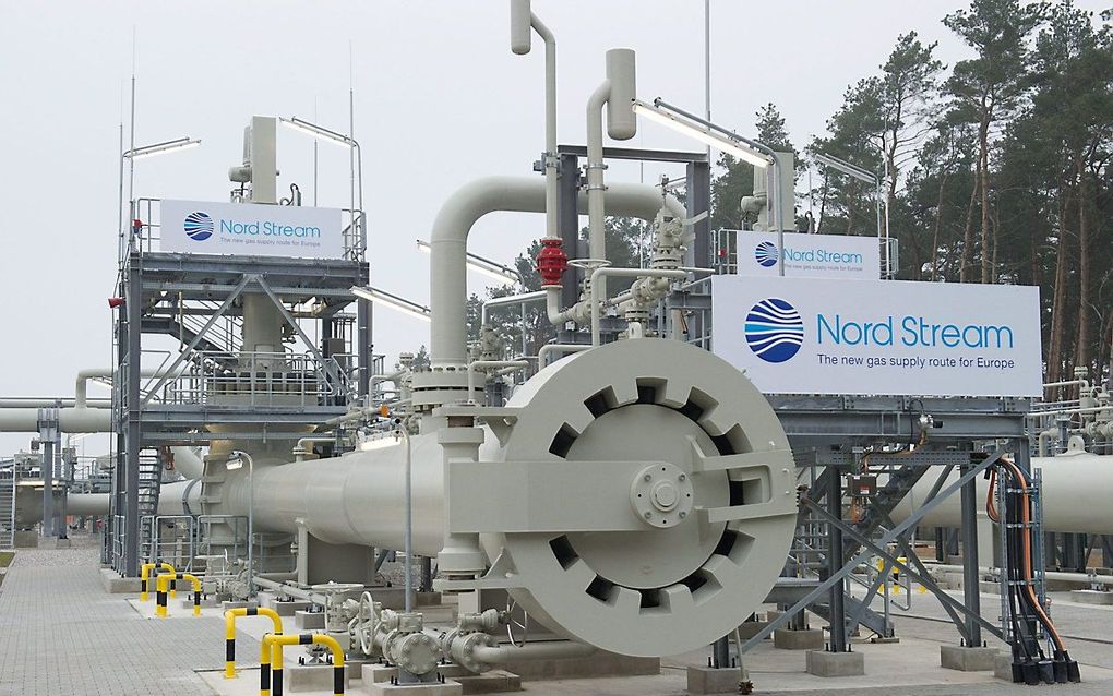 De Nordstreampijpleiding tussen Rusland en Duitsland. beeld EPA, Stefan Sauer