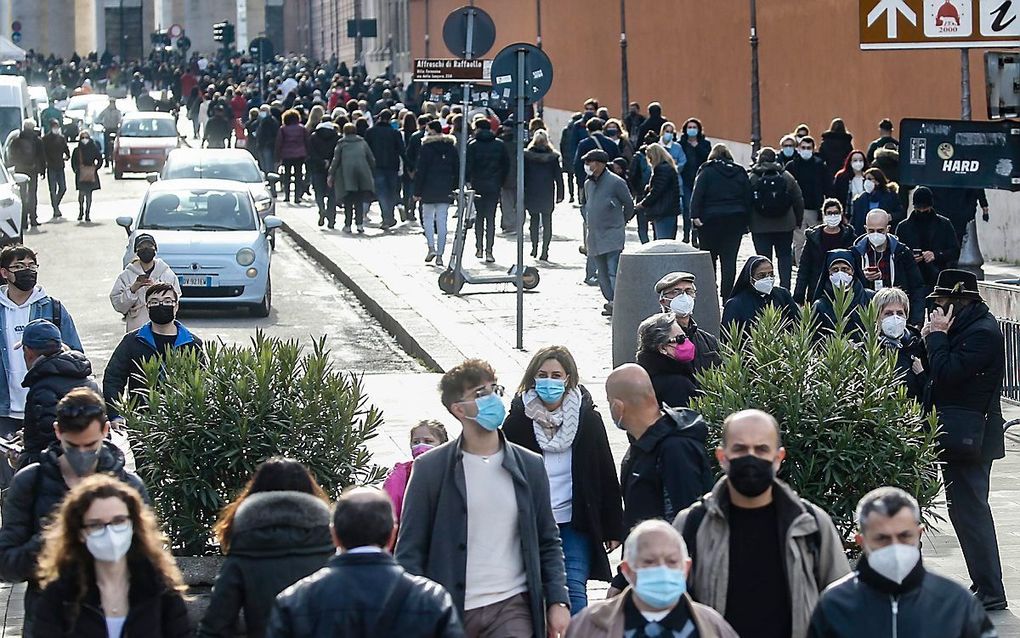 Rome. beeld EPA, Fabio Frustaci