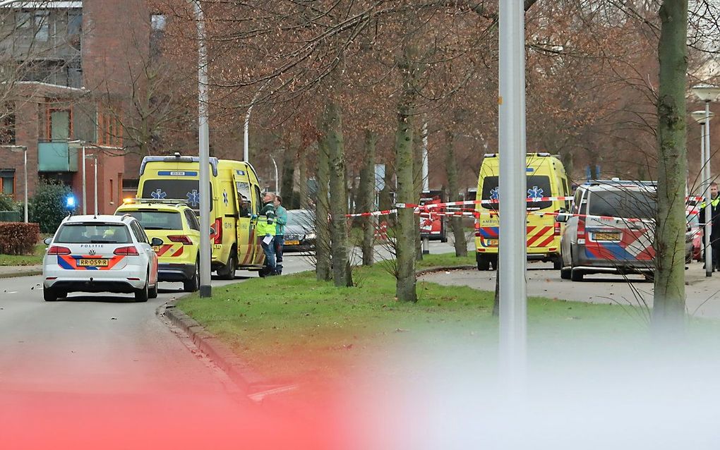 Een 12-jarige jongen is overleden door een vuurwerkincident op de Albert Cuyplaan in Haaksbergen (Overijssel). beeld ANP/NEWSUNITED