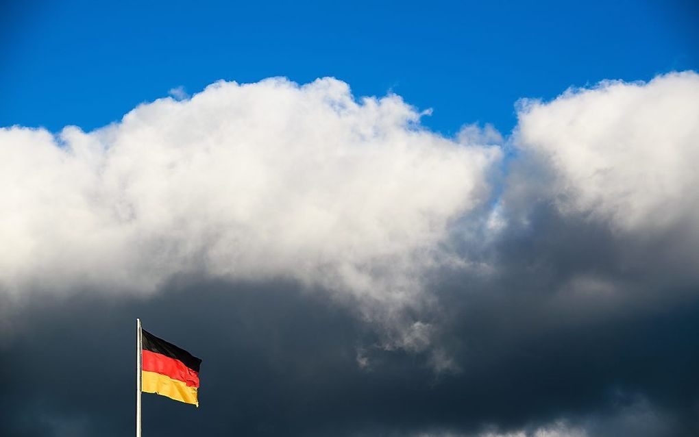 De Duitse vlag. beeld EPA, Clemens Bilan