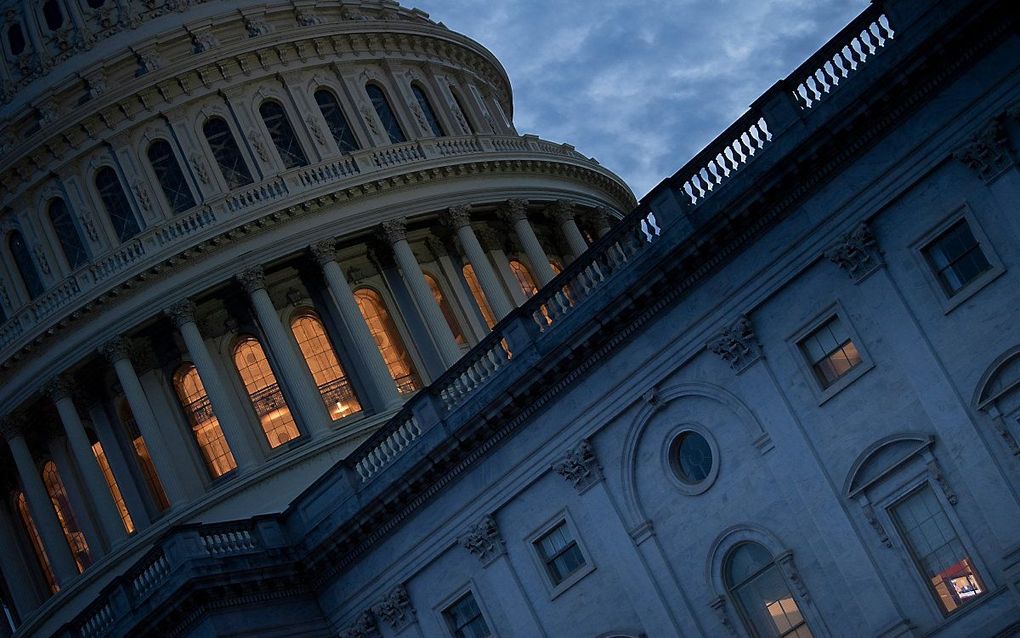 De Amerikaanse Senaat. beeld AFP, Brendan Smialowski