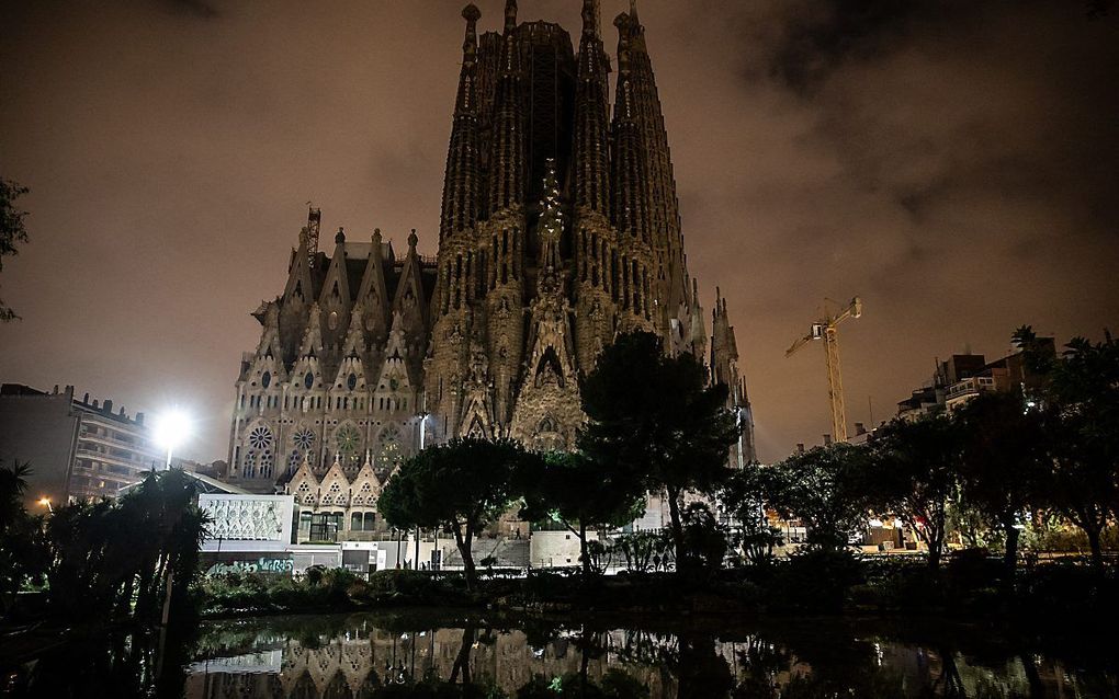 De Sagrada Familiabasiliek in de Spaanse stad Barcelona. beeld AFP, Angel Garcia