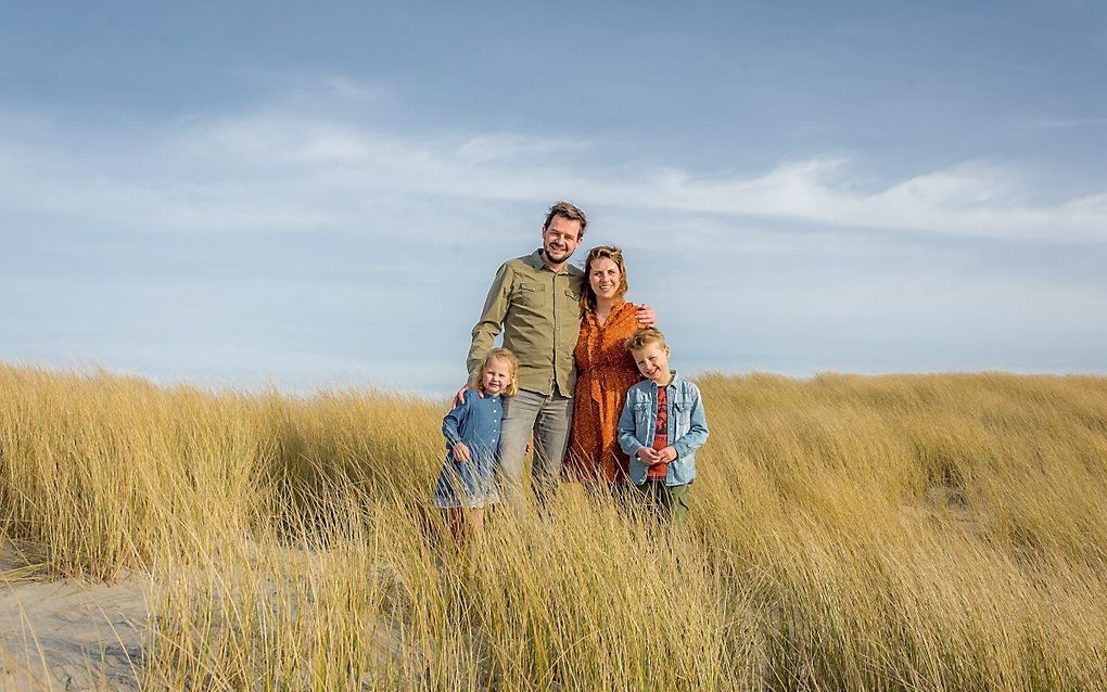 De familie Geense. beeld thuisfrontcommissie familie Geense