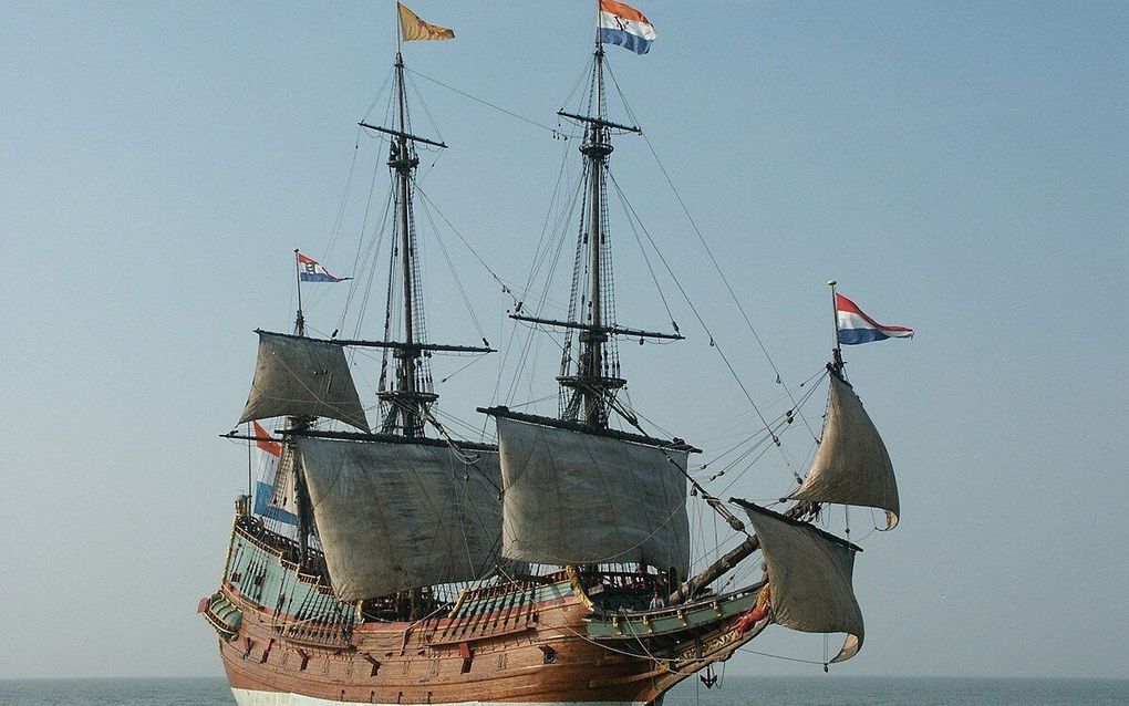 De kapitein van het ”Schip der zielen” past met haar opvattingen niet echt in de Gouden Eeuw. beeld Wikipedia