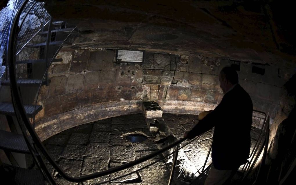 De San Giuseppe dei Falegnami in Rome is gerestaureerd. beeld AFP, Gabriel Bouys