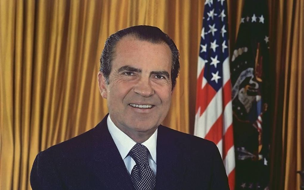 Richard Nixon was expert in het bekladden van de naam van de tegenstander.  beeld Wikimedia