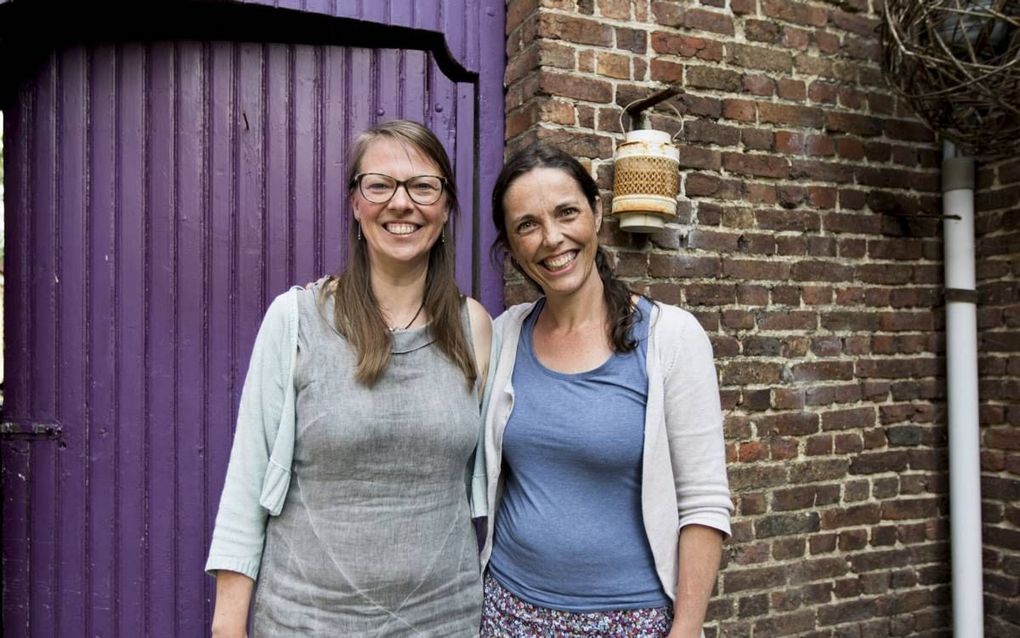 Wilma Samyn (l.) en Marieke den Butter. beeld Jean-Pierre Geusens