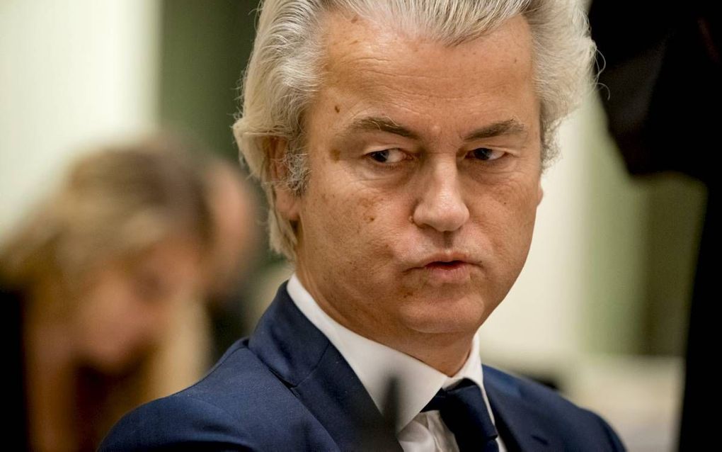 PVV-leider Wilders, beeld ANP, Remko de Waal.