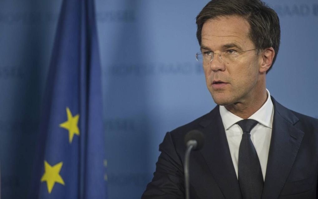 Premier Rutte, beeld ANP, Jonas Roosens.