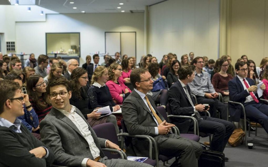 Het jaarlijkse congres van studentenvereniging Solidamentum werd gehouden in Barneveld. beeld André Dorst